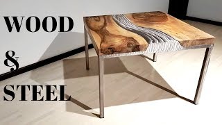 Steel river table build