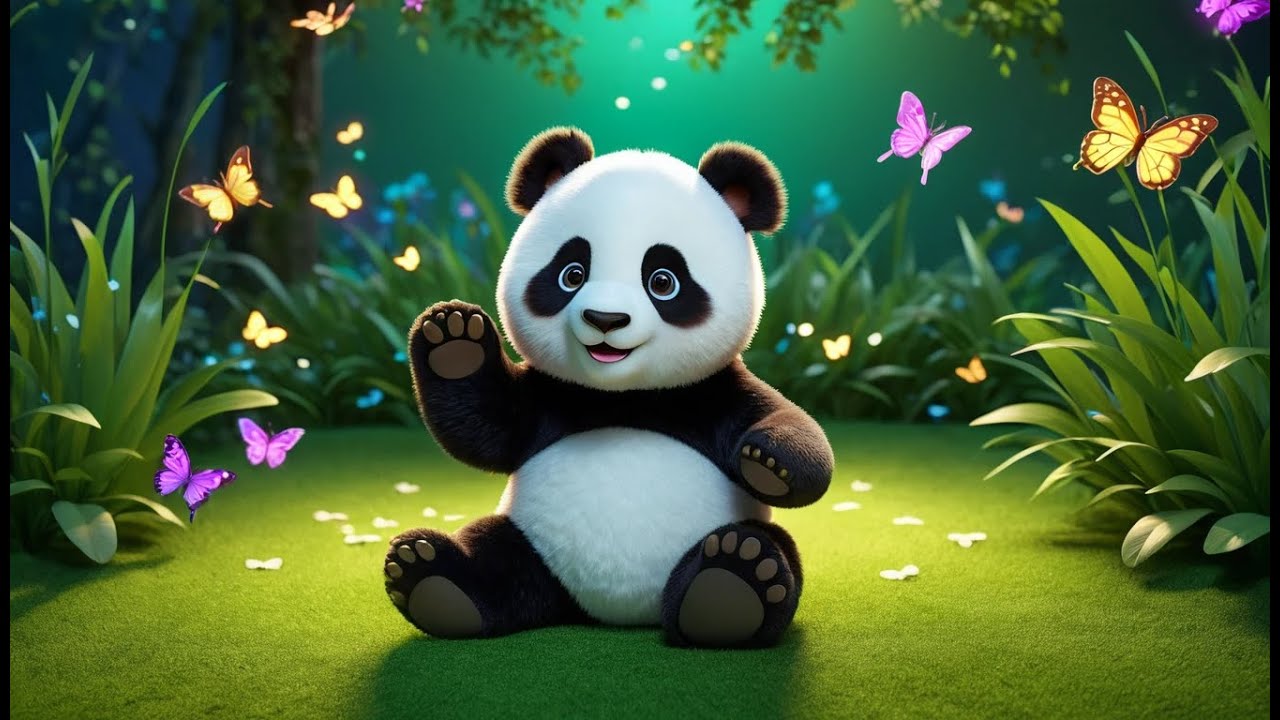 Panda Bear, Panda Bear, Twirl Around! | Fun Panda Dance Toddlers | Twirling Nursery Rhyme for Kids