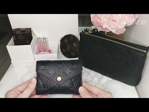  Customer reviews: Louis Vuitton Victorine Wallet Monogram  Empreinte Leather M63701 Scarlet