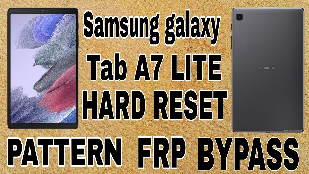 how to Samsung tab a7 lite Hard Reset | How to Samsung galaxy tab a7 ...