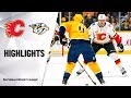 NHL Highlights | Flames @ Predators 10/31/19