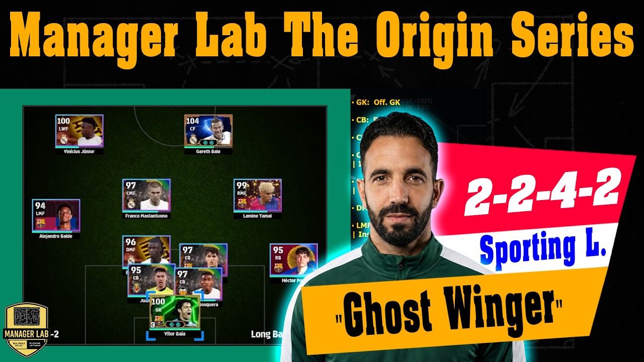 100% доминирование в полузащите! Волшебная коробка Аморима, заставляющая противников исчезать.