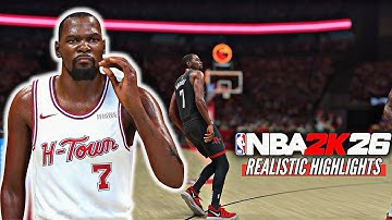 NBA 2K26 Kevin Durant Is BROKEN 🔥 | Realistic Highlights
