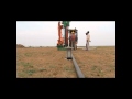 Solar pv foundation installation by high speed ramming