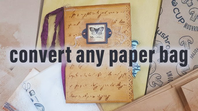 DIY Vintage Brown Paper Bag Junk Journal - Behind the Designs