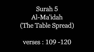 Conversation Between Jesus And Allah | Surah Al-Ma'idah (verses: 109 -120) Resimi