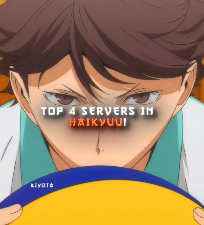 Top 4 servers in haikyuu #anime #haiykuu #oikawa #kageyama #ushijima#atsumumiya #fyp #viral #edit