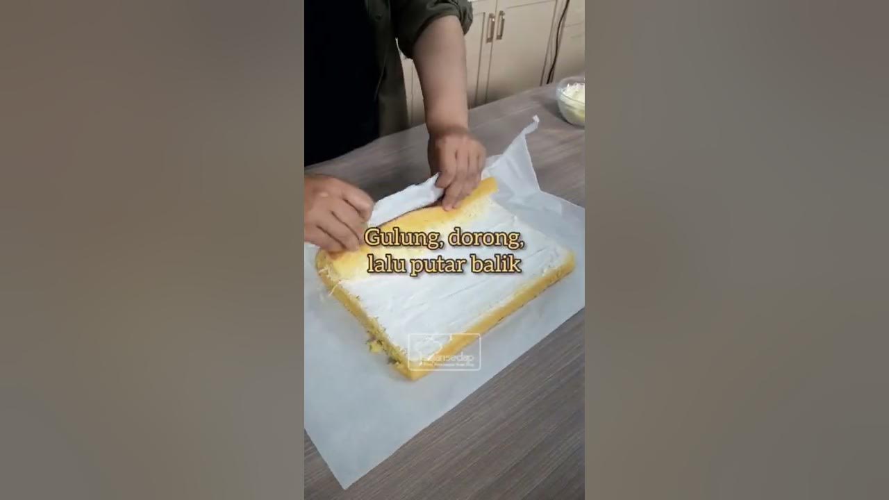 Anti Ambyar, Ternyata Begini Cara Menggulung Bolu Gulung Yang Rapih dan Padat👍