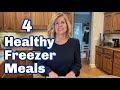 4 Make Ahead Freezer Meals/ Easy Chicken Dinners