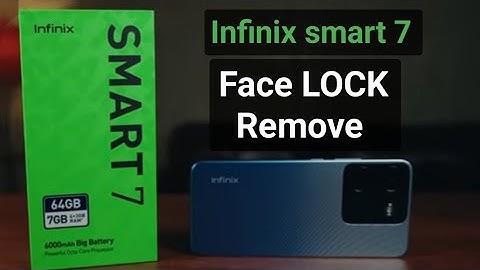 How to delete Face lock infinix smart 7 || infinix smart 7 hd Face lock kaise lagaye