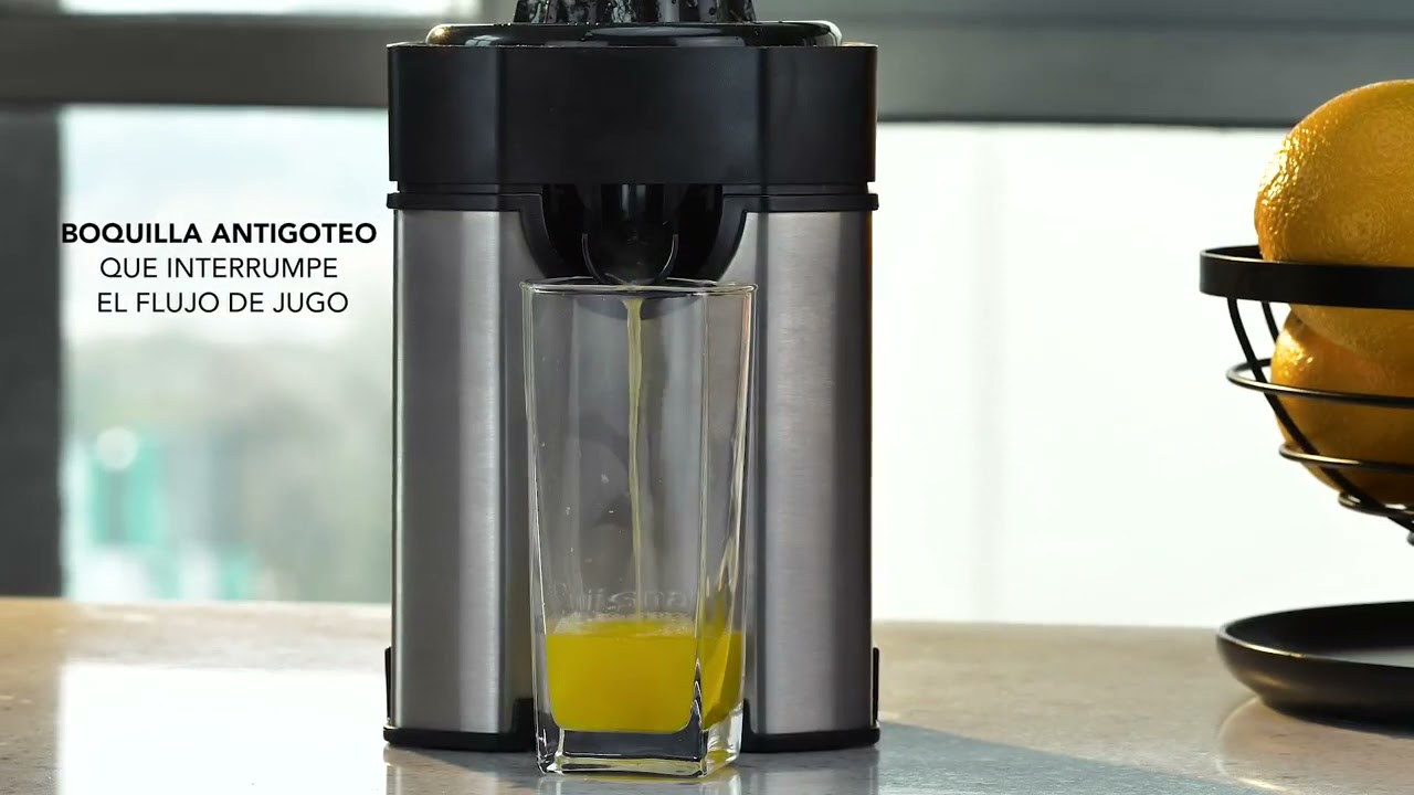Exprimidor De Jugos De Acero Cuisinart Ccj-500 - YouTube