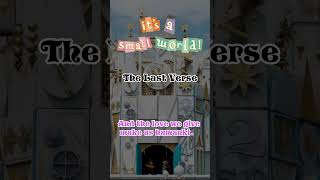 The Last Verse - Premiering at Disneyland July 17th, 2025 on Its a Small World