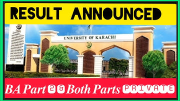 𝑩𝒓𝒆𝒂𝒌𝒊𝒏𝒈 𝑵𝒆𝒘𝒔:𝑲𝑼 𝒂𝒏𝒏𝒐𝒖𝒏𝒄𝒆𝒔 𝒕𝒉𝒆 𝑹𝒆𝒔𝒖𝒍𝒕 𝒐𝒇 𝑩𝑨 𝑷𝒂𝒓𝒕 2 & 𝑩𝒐𝒕𝒉 𝑷𝒂𝒓𝒕𝒔 (𝑷𝒓𝒊𝒗𝒂𝒕𝒆) 𝑨𝒏𝒏𝒖𝒂𝒍 𝑬𝒙𝒂𝒎𝒊𝒏𝒂𝒕𝒊𝒐𝒏𝒔 2021.