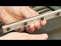 How to set planer blades in a cutting block on a Jointer or Thickness planer