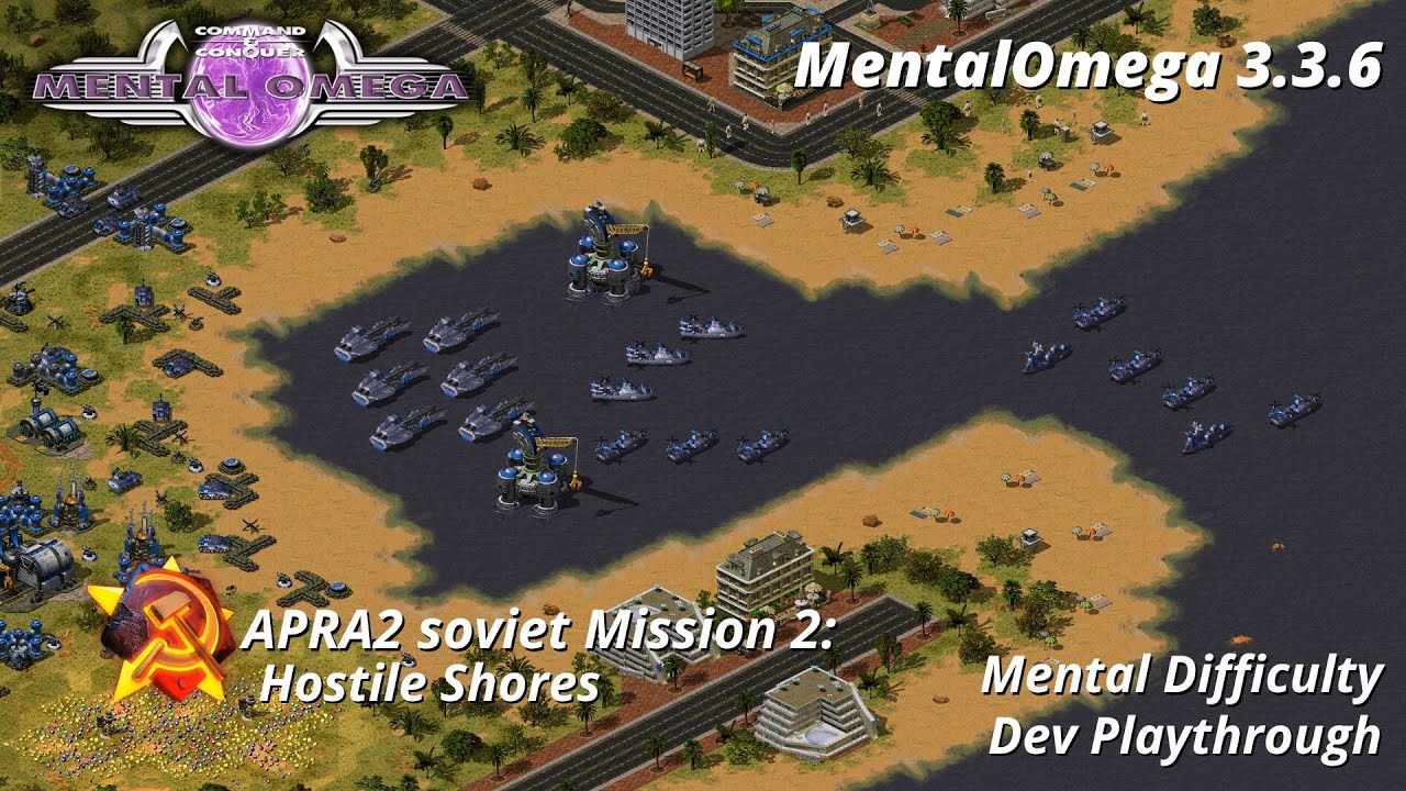MentalOmega 3.3.6 - APRA2 Soviet mission 2: Hostile Shore