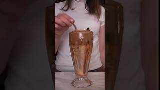 Peanut Oreo whipped dalgona coffee in 1 Minute #short #icedcoffee #icedlattee #coffeedrink