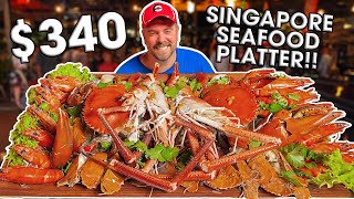 Shrimp Prawn Seafood's Seafood Thai Vermicelli Platter Challenge
