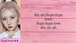 Download Lagu Babymonster Rami Supa Dupa Luv Solo Full Version Lyrics MP3
