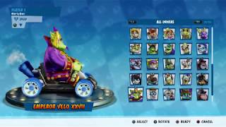 Crash Team Racing Nitro Fueled - All 56 Playable Characters