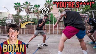 Bojan Disguised As Cameraman And Challenged Street Footballers! PRANK screenshot 5