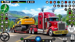 New Euro Truck Simulator - Transporting an OVERSIZED Load Through City Traffic Roads | Android Games screenshot 4