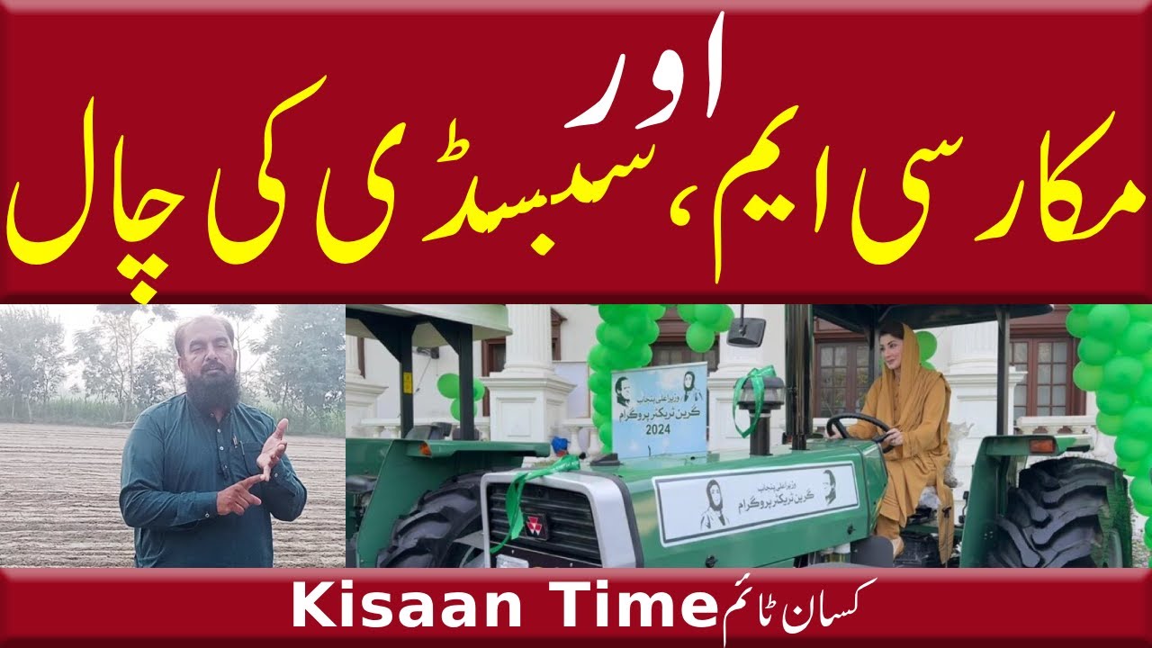 Agriculture subsidy in punjab 2024 مکار وزیراعلیٰ اور زرعی سبسڈی کی چال kisan time کسان ٹائم