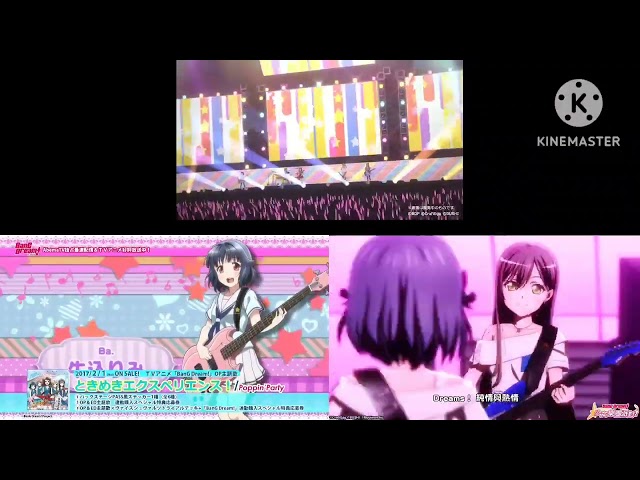 ときめきエクスペリエンス! /Tokimeki Experience 3DMV Comparison 【BanG Dream Girls Band Party!】 class=