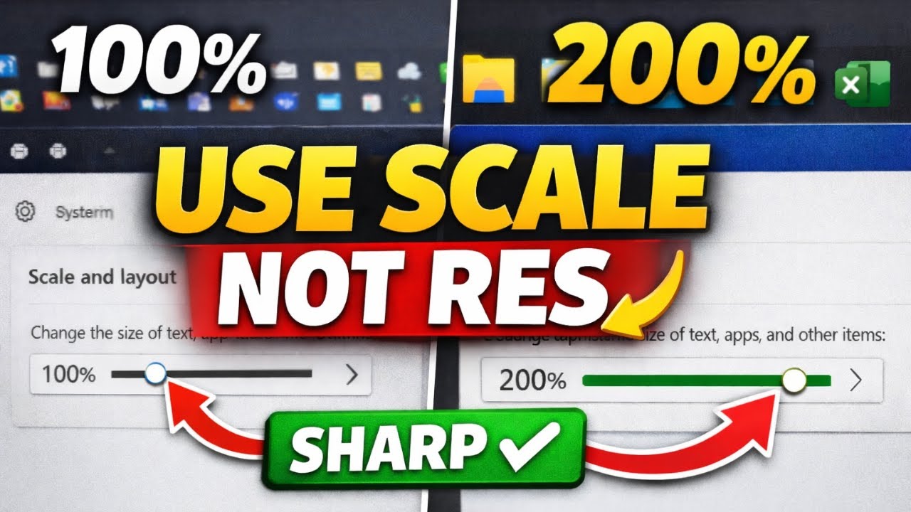 4K Monitor Looks Blurry at 1080p? Fix It (Windows Scaling, Not ...