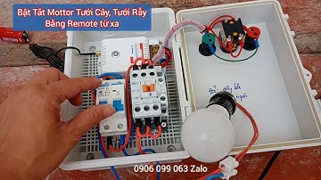 [Đkhien Từ Xa] ⏰ Hộp Điện Bật Tắt Tưới Cây Từ Xa bằng Remote. #tuoicay #honest 0906099063