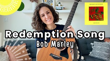 Redemption Song - Bob Marley [Acoustic Guitar Lesson Tutorial] Easy Beginner