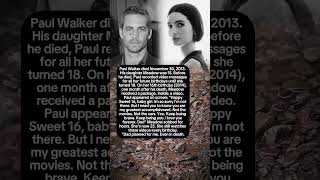The Emotional Truth About Paul Walker and His Daughter