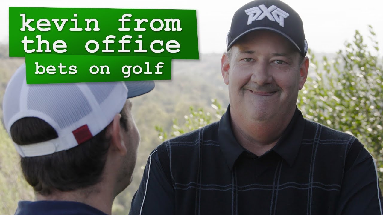 Kevin from "The Office" likes an edge when making golf bets.