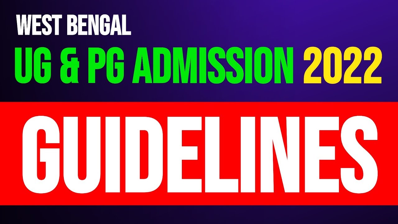 College Admission 2022 WB College Admission 2022 West Bengal