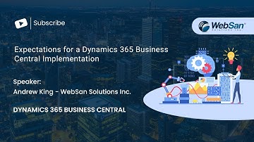 Expectations for a Dynamics 365 Business Central Implementation