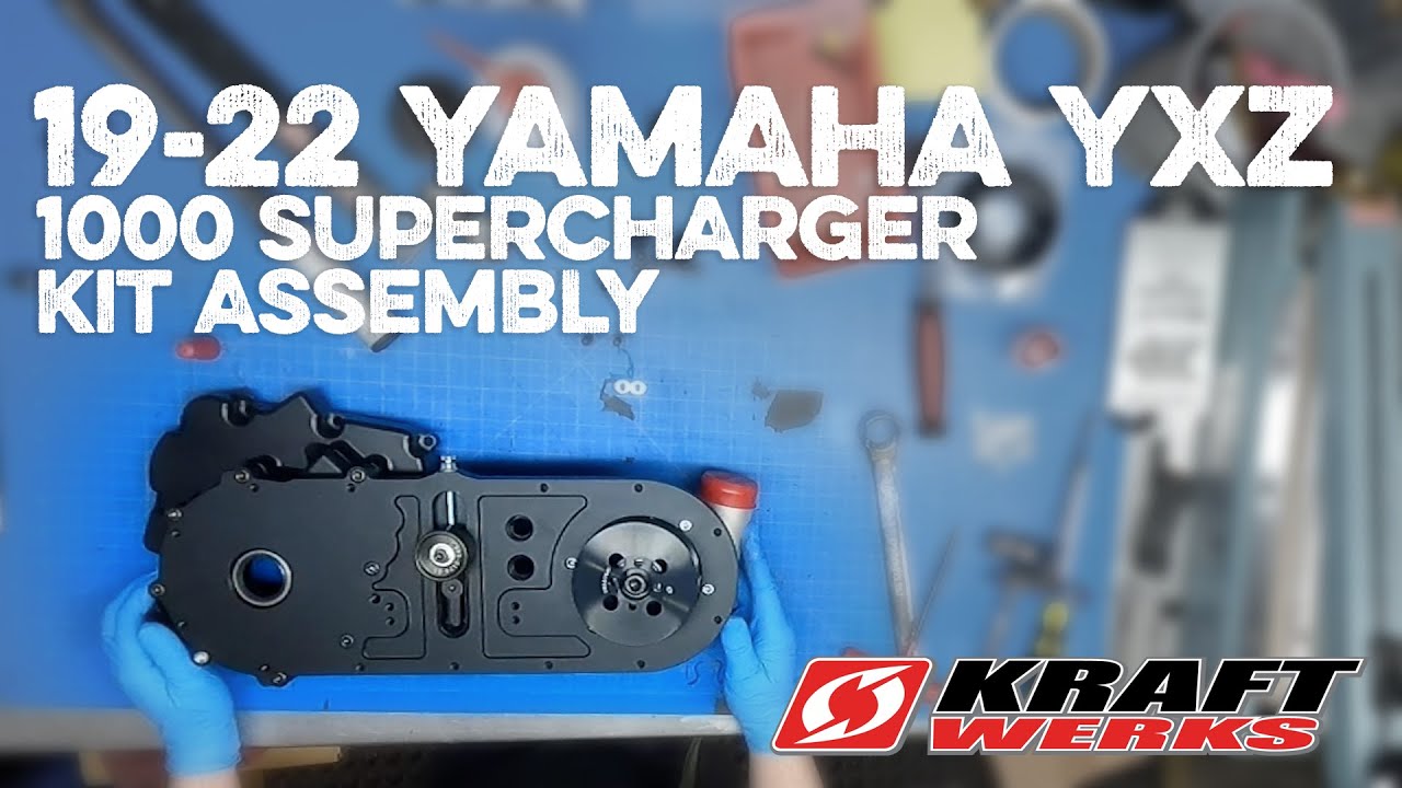 An inside look - KraftwerksUSA Yamaha YXZ Supercharger Kit pre