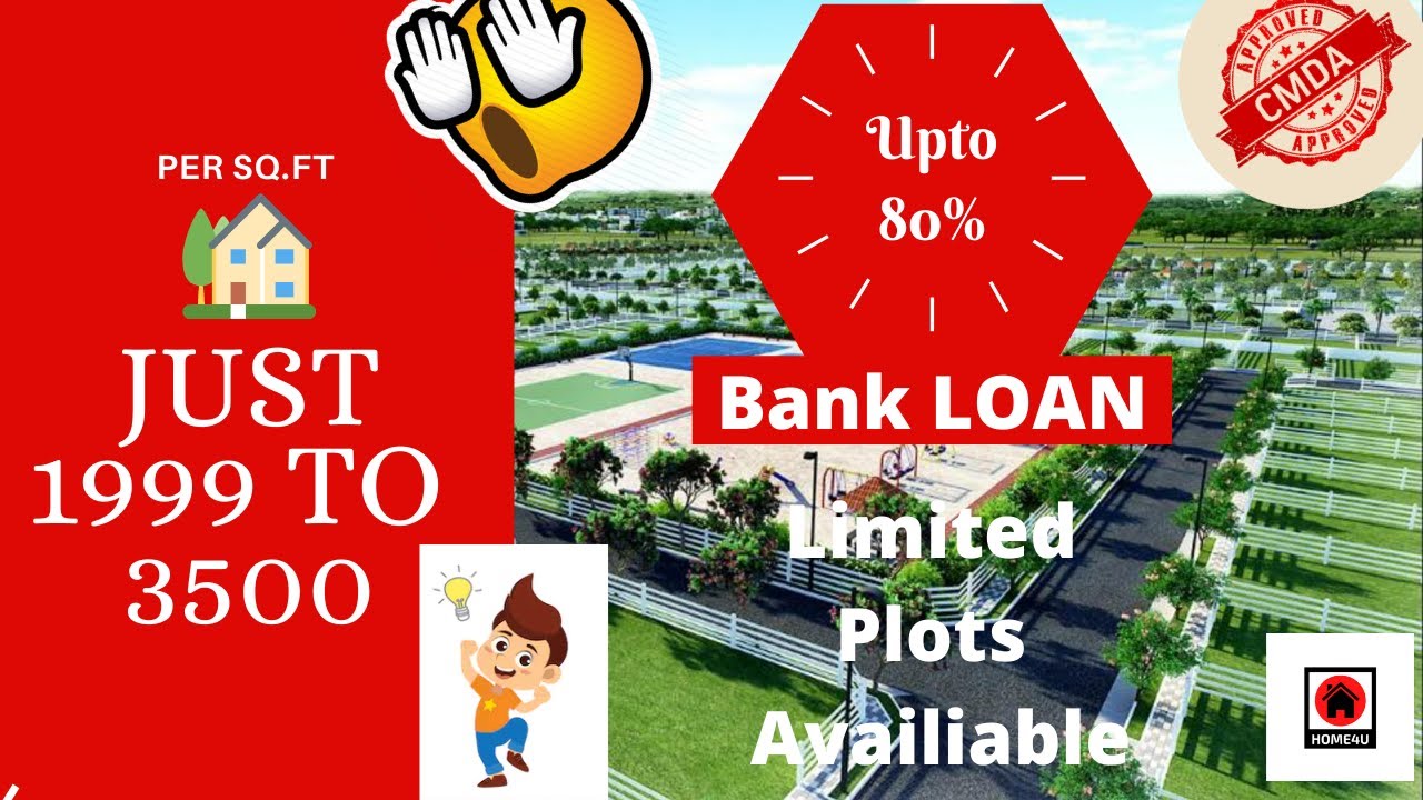 Commercial land for sale in chennai explain 7 layouts from chennai CMDA Home4u YouTube