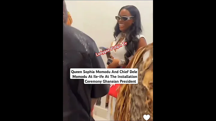 Sophia Momodu and Uncle Dele Momodu At Ile-Ife