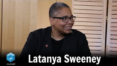 Latanya Sweeney, Harvard University |  Women in Data Science (WiDS) 2018