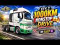 Euro truck simulator 2 gameplay 1000km NONSTOP 😱🔥 DRIVE NO SLEEP 😈 #est2 #eurotrucksimulator2