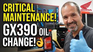 Honda Pressure Washer Oil Change | GX390 Motor Maintenance 👌