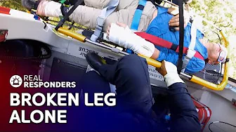 Hiker Crawls on BROKEN LEG For Miles Before Being Rescued | Real Responders