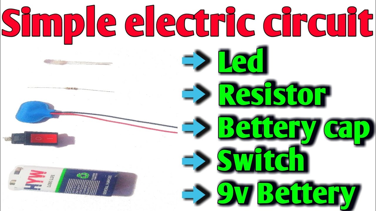 Make a simple electric circuit || working model school project|| 