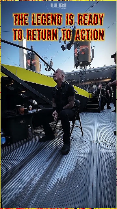 The legend is ready to return to action #shorts #music #guitar #jameshetfield #metallica