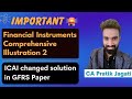 Attention - ICAI changed solution in GFRS Paper | Financial Instruments Comp ill 2 | Pratik Jagati