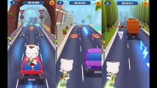 Talking Tom Gold Run || Talking Angela Won the Race ( Three Round)