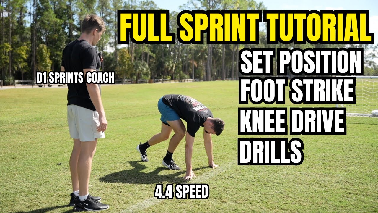 How To Sprint Correctly To Run Faster And Jump Higher - YouTube