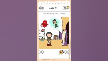 Brain Test 3 Find a way to save Draculal. Level 114