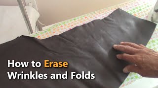 How to erase wrinkles and folds - Leather Upholstery