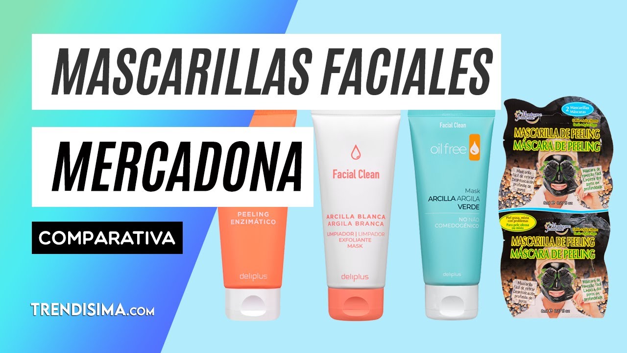 Mascarillas faciales Mercadona - YouTube