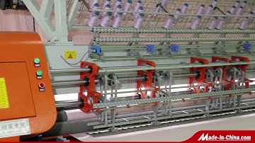 1400rpm high speed multi needle computer lock stitch quilting machine